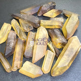 Citrine Crystals Natural Untreated Points Rough Raw Wholesale Home & Living > Home Decor > Home Accents > Rocks & Geodes