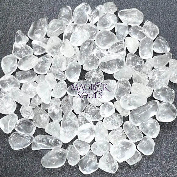 Clear Quartz Crystal Small Tumbled Stones (By The Ounce or Pound) Wholesale Home & Living > Home Decor > Home Accents >
