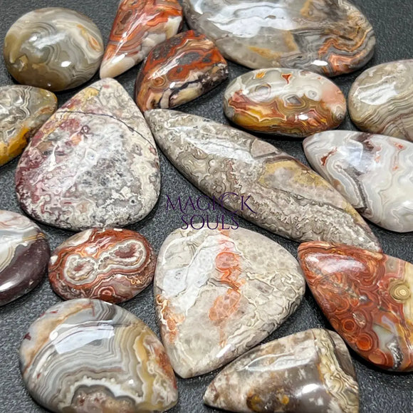 Crazy Lace Agate Cabochons Wholesale Lot Jewelry Cab Supply Laughter Stone Happy Lace Craft Supplies & Tools > Beads