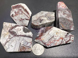 Crazy Lace Banded Agate Faceted Polished Free Form Shapes Carving Palm Stones Home & Living > Home Decor > Home Accents