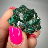Dioptase Small Cluster – Rare Green Crystal from Congo Home & Living > Home Decor > Home Accents > Rocks & Geodes