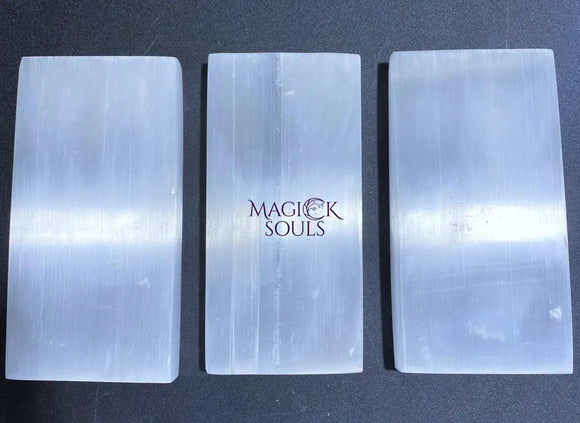 Extra Large Selenite Crystal Bar Carving Home & Living > Spirituality & Religion > Prayer Beads & Charms > Metaphysical