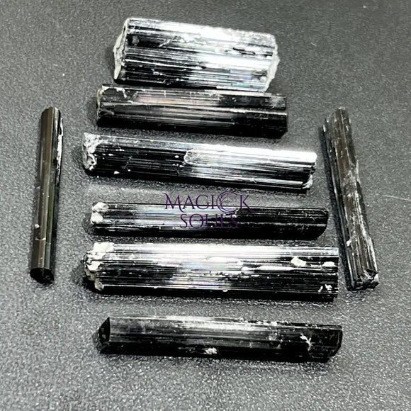 Extra Quality Black Tourmaline Crystals (By The Piece Or Gram) Home & Living > Home Decor > Home Accents > Rocks &