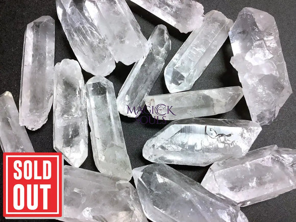 Extra Quality Clear Quartz Crystal Points From Brazil (5 Kilos)(11 Lbs) Wholesale Rough Wholesale Rough Rocks