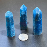 Extra Quality Premium Blue Apatite Standing Tower Point Crystal Obelisk Carvings Home & Living > Home Decor > Home