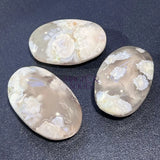 Flower Agate Crystal Palm Stone Gemstone Home Decor Carving Supply Home & Living > Spirituality & Religion > Prayer