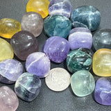 Fluorite Crystal Multi Colored Tumbled Stones (By The Piece or Pound) Wholesale Home & Living > Home Decor > Home