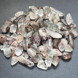 Garden Quartz Crystal (Mystical Lodolite) Small Tumbled Stones (By The Ounce Or Pound) Wholesale Home & Living > Home