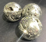 Golden Pyrite Crystal Druzy Sphere Fools Gold Polished Carving Wholesale Home & Living > Home Decor > Home Accents >