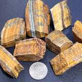 Golden Tigers Eye Rough Raw Stones (By The Piece or Pound) Wholesale Home & Living > Home Decor > Home Accents > Rocks