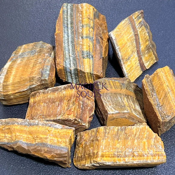 Golden Tigers Eye Rough Raw Stones (By The Piece or Pound) Wholesale Home & Living > Home Decor > Home Accents > Rocks