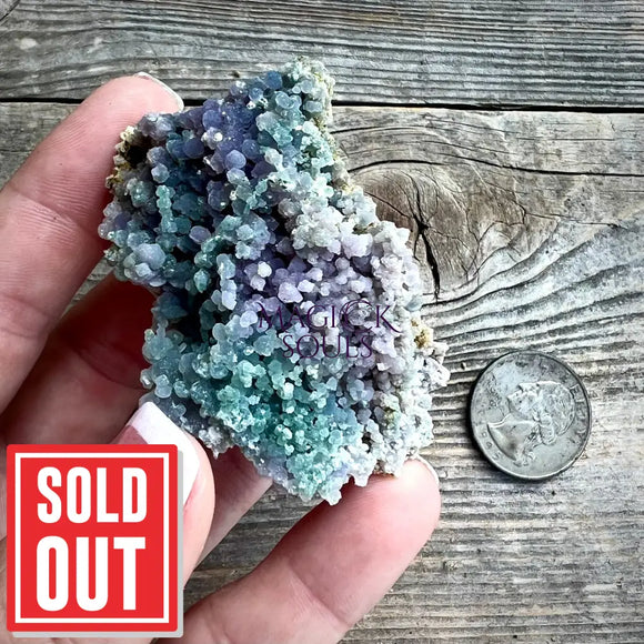 Grape Agate Mineral Specimen Magick Souls