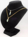 Green Kyanite Crystal Small Petite Pendant (Gold Plated) Gemstone Jewelry Necklace Supply Craft Supplies & Tools >