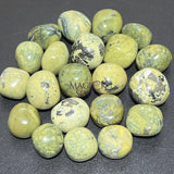 Green Serpentine Tumbled Stones (By The Piece or Pound) Bulk Wholesale Lot Polished Gemstones Supply Home & Living >