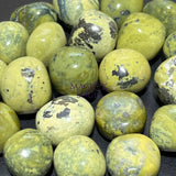 Green Serpentine Tumbled Stones (By The Piece or Pound) Bulk Wholesale Lot Polished Gemstones Supply Home & Living >