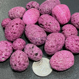 Honeycomb Red Ruby Tumbled Crystal Pieces (UV Reactive) Bulk Wholesale Lot Gemstones Home & Living > Home Decor > Home