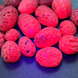 Honeycomb Red Ruby Tumbled Crystal Pieces (UV Reactive) Bulk Wholesale Lot Gemstones Home & Living > Home Decor > Home