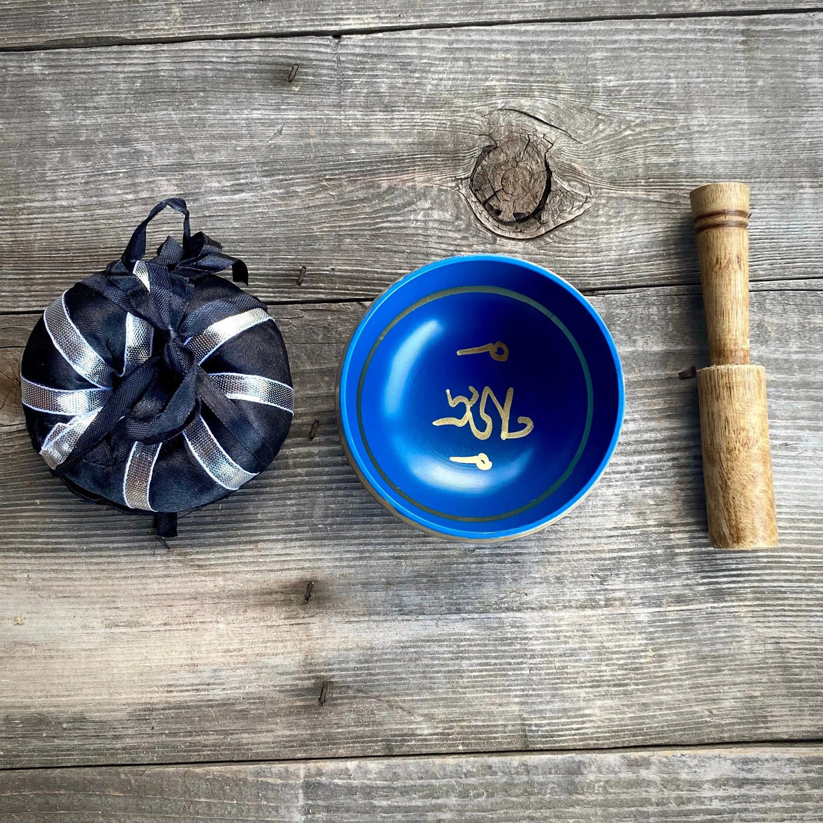 Tibetan Singing Bowl with Striker and Cushion - Magick Souls