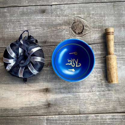 Tibetan Singing Bowl with Striker and Cushion - Magick Souls