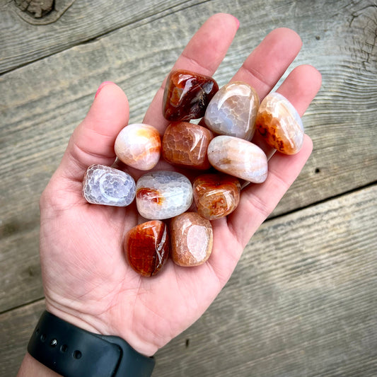 Fire Agate Tumbles - Magick Souls
