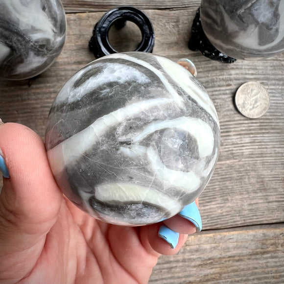 Shell Jasper Crystal Sphere - Magick Souls