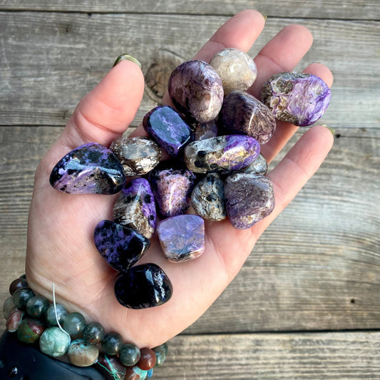 Charoite Crystal Tumbled - Magick Souls