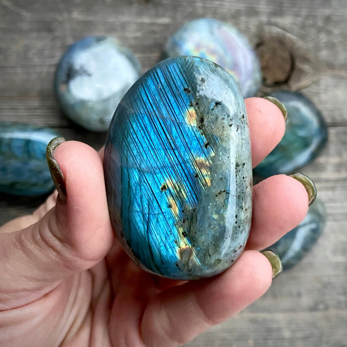 Labradorite Palm Stones - Magick Souls