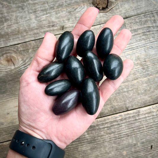 RARE Black Shiva Lingam aka "The Holy Stone" Pocket Size Magick Souls