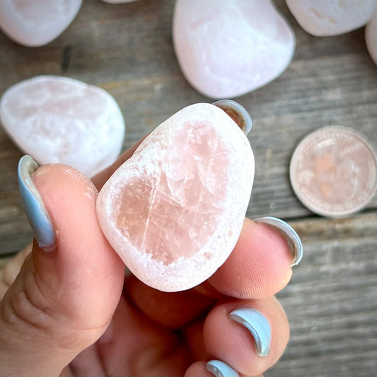 Rose Quartz Seer Stone Emma Egg - Magick Souls