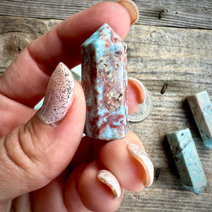 Larimar Crystal Point - Magick Souls