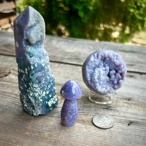 Grape Agate Crystal Bundle