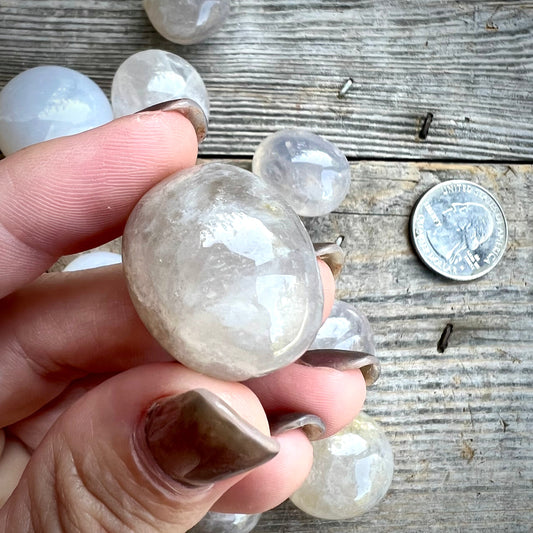 Blue Tumbled Rose Quartz - Magick Souls