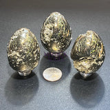 Iron Pyrite Druzy Crystal Egg Polished Gemstone Carvings Decor Supply Home & Living > Home Decor > Home Accents > Rocks