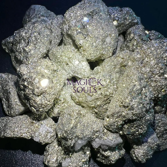 Iron Pyrite Fools Gold Crystal Druzy Nuggets Rough Raw Stones (By The Piece or Pound) Wholesale Home & Living > Home