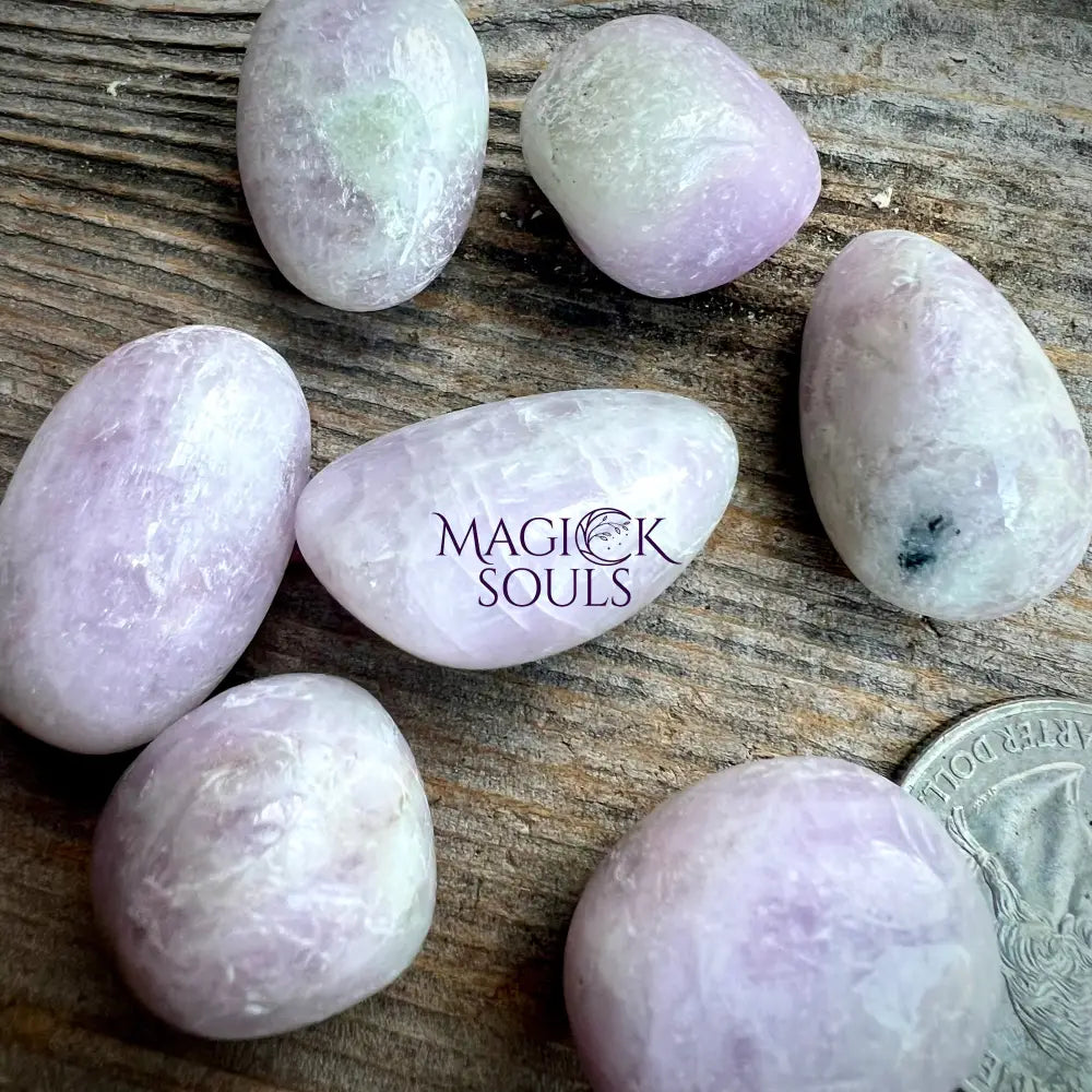 Kunzite Tumbled Crystal - Magick Souls