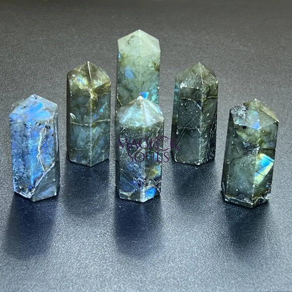Labradorite Crystal Point Tower Obelisk Carving Wholesale Home & Living > Home Decor > Home Accents > Rocks & Geodes