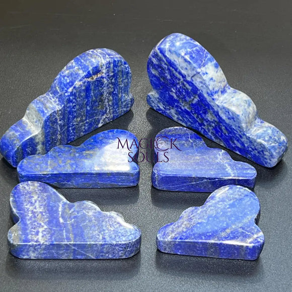 Lapis Lazuli Cloud Shape Carving (Mixed Sizes) Wholesale Home & Living > Home Decor > Home Accents > Rocks & Geodes
