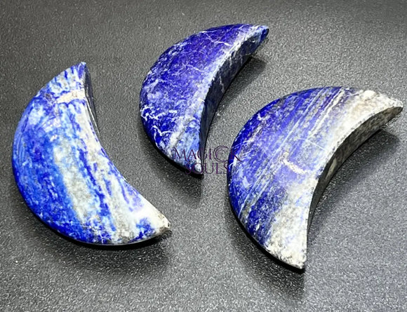Lapis Lazuli Crescent Moon Carving Gemstone Crystal Home Decor Supply Home & Living > Home Decor > Home Accents > Rocks