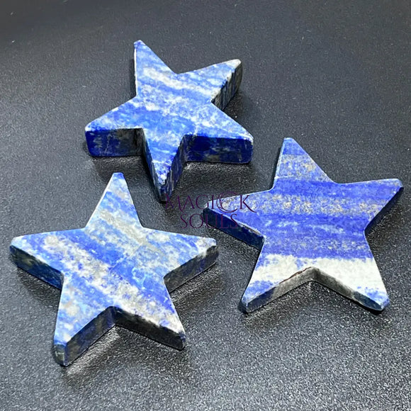 Lapis Lazuli Star Carving Gemstone Crystal Home Decor Supply Home & Living > Home Decor > Home Accents > Rocks & Geodes