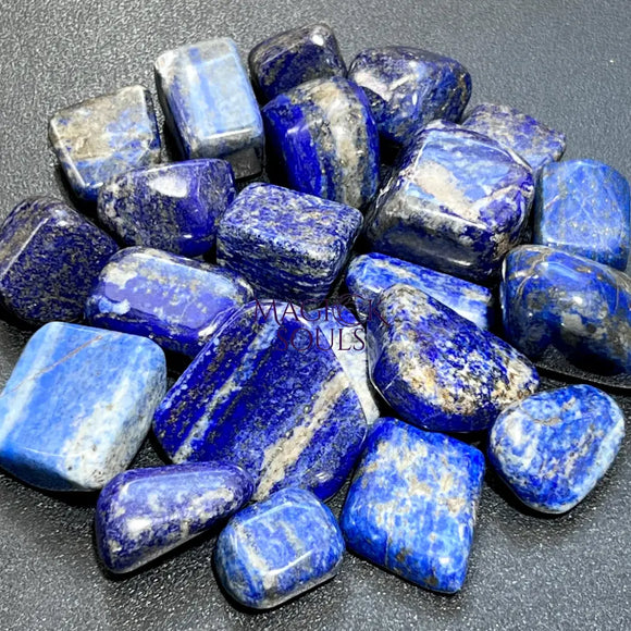 Lapis Lazuli Tumbled Stones Mixed Quality (By The Piece or Pound) Bulk Wholesale Lot Home & Living > Home Decor > Home