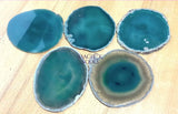 Large Agate Slice (4.5 5 Inches) Size #5 Round Crystal Slab Polished Escort Place Cards Coaster Home & Living > Home
