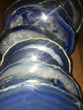 Large Agate Slice (4.5 5 Inches) Size #5 Round Crystal Slab Polished Escort Place Cards Coaster Home & Living > Home