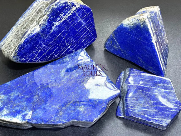 Large Blue Lapis Lazuli Freeform Polished Slab Boulders Carvings Wholesale Home & Living > Home Decor > Home Accents >
