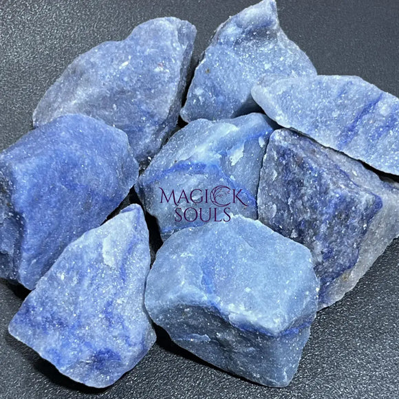 Large Blue Quartz Crystal Rough Raw Stones (By The Piece or Pound) Wholesale Home & Living > Home Decor > Home Accents