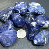 Large Blue Sodalite Tumbled Stones (By The Piece or Pound) Wholesale Home & Living > Home Decor > Home Accents > Rocks