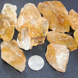 Large Citrine Crystals Rough Raw Stones (By The Piece or Pound) Wholesale Home & Living > Home Decor > Home Accents >