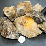 Large Citrine Crystals (Untreated) Rough Raw Stones (By The Piece or Pound) Wholesale Home & Living > Home Decor > Home