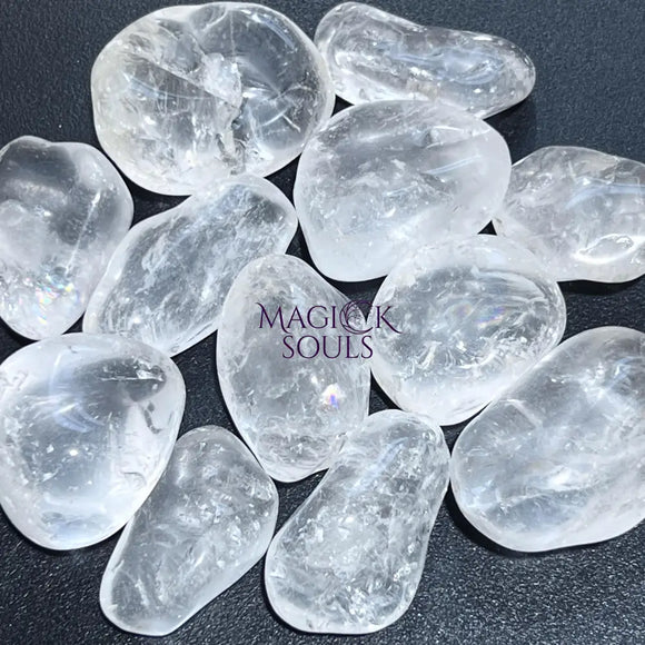 Large Clear Quartz Crystal Tumbled Stones (By The Piece or Pound) Wholesale Home & Living > Home Decor > Home Accents >