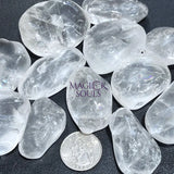 Large Clear Quartz Crystal Tumbled Stones (By The Piece or Pound) Wholesale Home & Living > Home Decor > Home Accents >