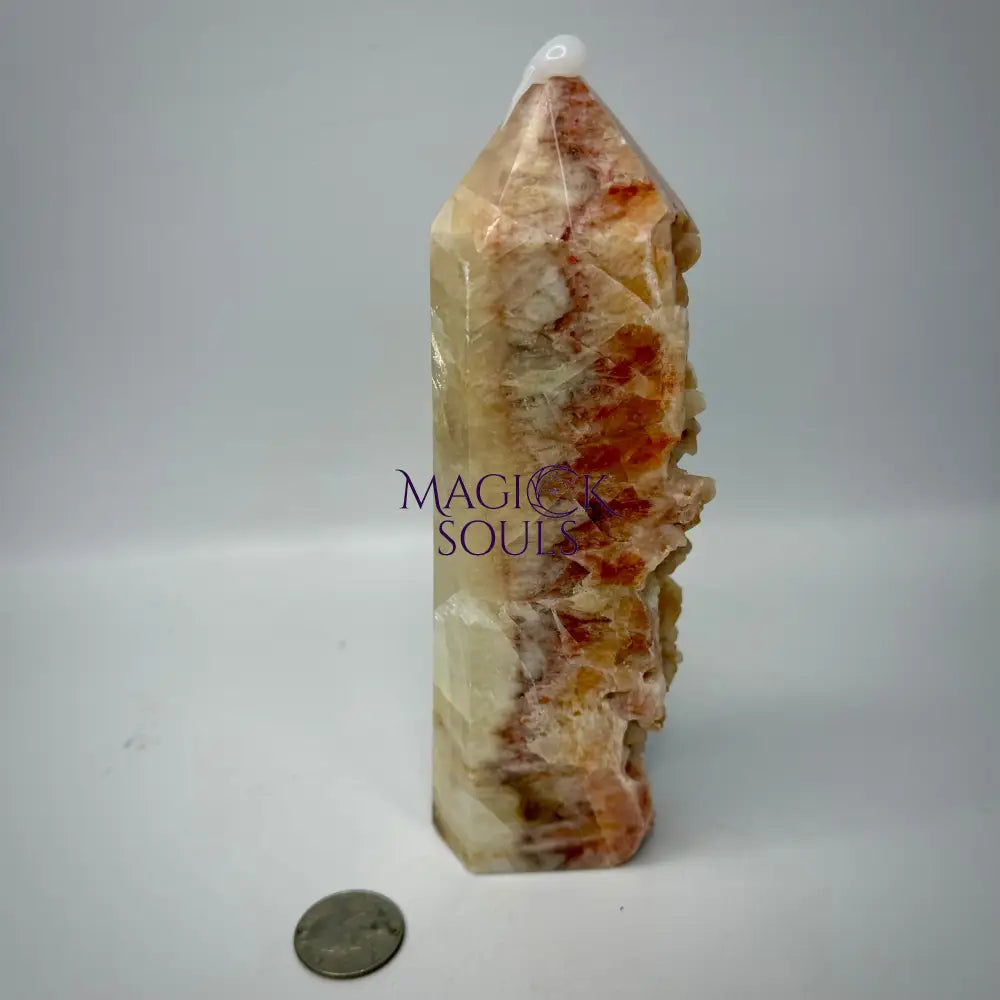 Large Dogtooth Calcite Crystal Tower